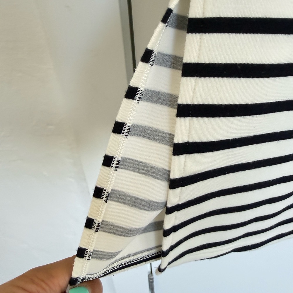 SPANX Black and White Striped Midi Dress - Picture 6 of 7
